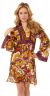 Main image of Long Sleeve Floral Print Plum Summer Dress Tunic
